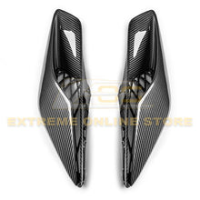 Load image into Gallery viewer, Carbon Fiber Rear Quarter Intake Vents for C7 Corvette