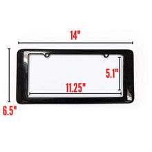 Load image into Gallery viewer, Corvette License Plate Frame in Carbon Flash Black