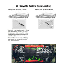 Load image into Gallery viewer, Jacking Pucks For C8 Corvette