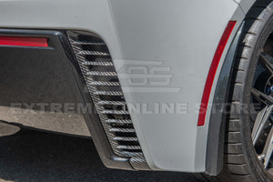 Carbon Fiber Rear Diffuser Vent For C7 Corvette