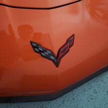 Load image into Gallery viewer, Blackout Bow Tie Vinyls For The C7 Corvette Emblem
