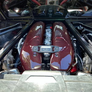 Carbon Fiber LT6 Engine Intake Manifold Covers For C8 Corvette Z06
