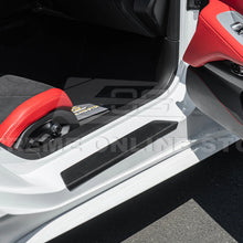 Load image into Gallery viewer, Corvette C8 Carbon Fiber Side Door Sill Plate Covers

