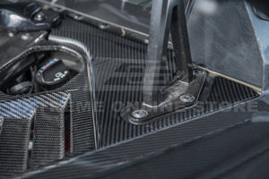 Carbon Fiber Engine Bay Corner Vent Cover For C8 Corvette