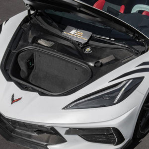 Carbon Fiber Front Trunk Trim Cover Kit For C8 Corvette Stingray, E-Ray, Z06