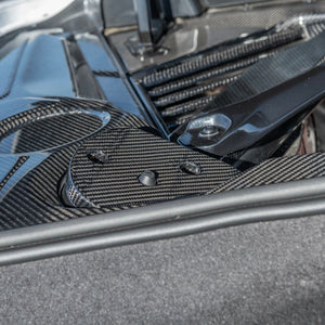Carbon Fiber Engine Bay Strut Covers for C8 Corvette