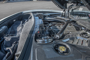 Carbon Fiber Engine Bay Strut Covers for C8 Corvette