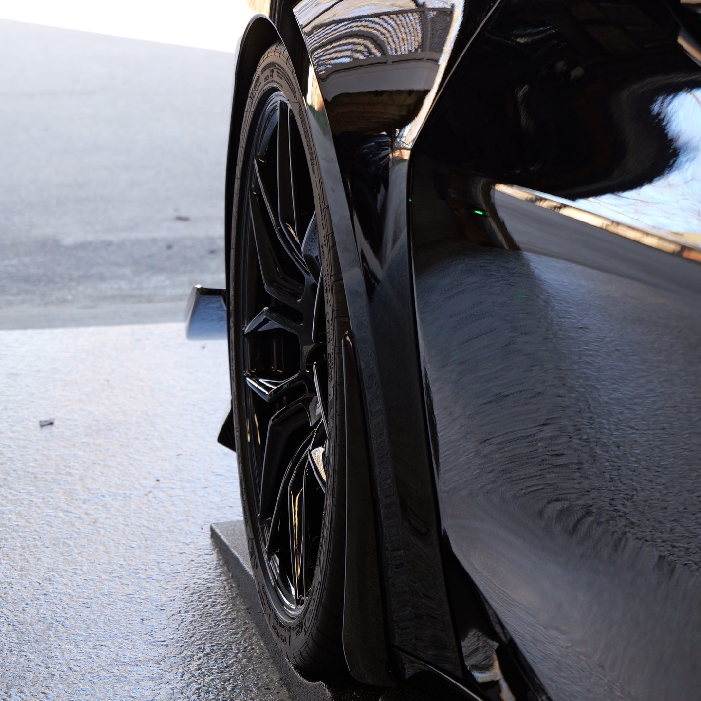 Extended Splash Guards for the C8 Corvette Z06 or E-Ray (Front ONLY)