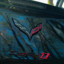Load image into Gallery viewer, Blackout Bow Tie Vinyls For The C7 Corvette Emblem
