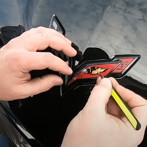 Blackout Bow Tie Vinyl For The C7 Corvette Emblem