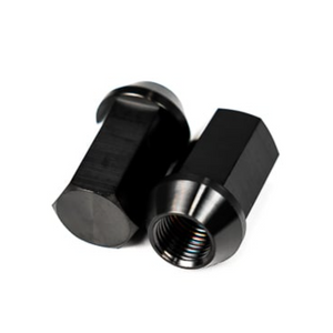 Black Titanium Lug Nuts For The C8 Corvette