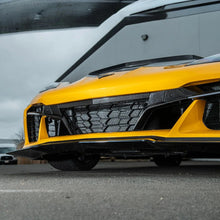 Load image into Gallery viewer, Carbon Fiber Front Grille Tow Cover Kit For Widebody C8 Corvette

