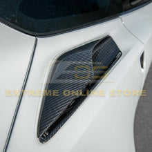 Load image into Gallery viewer, Carbon Fiber Rear Quarter Intake Vents for C7 Corvette
