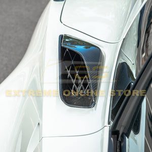 Carbon Fiber Rear Quarter Intake Vents for C7 Corvette