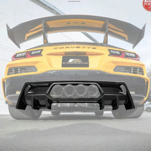 Load image into Gallery viewer, C8 Corvette Z06/ZR1 Rear Bumper Finned Diffuser

