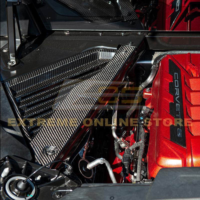 C8 Corvette Carbon Fiber Engine Bay Panel Cover