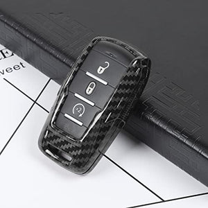 Carbon Fiber Style Key Fob Cover for RAM 1500 TRX