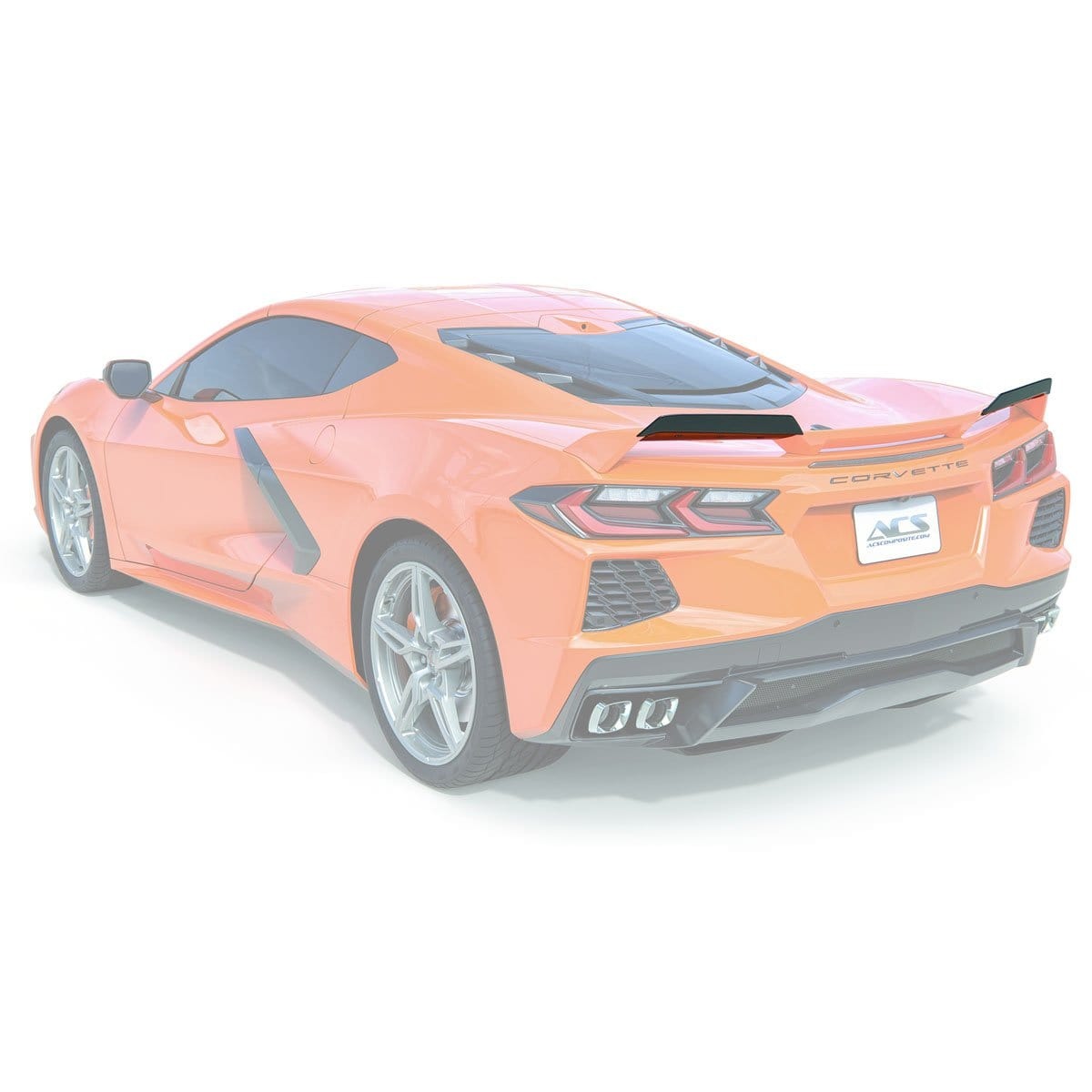 Z51 Spoiler Wickers For C8 Corvette