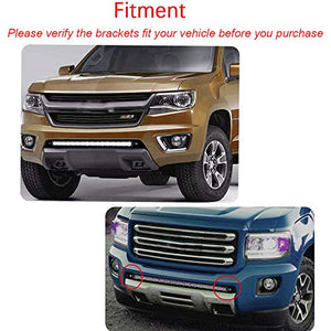 Light Bar Hidden Bumper Mount Bracket Chevrolet Colorado/Canyon
