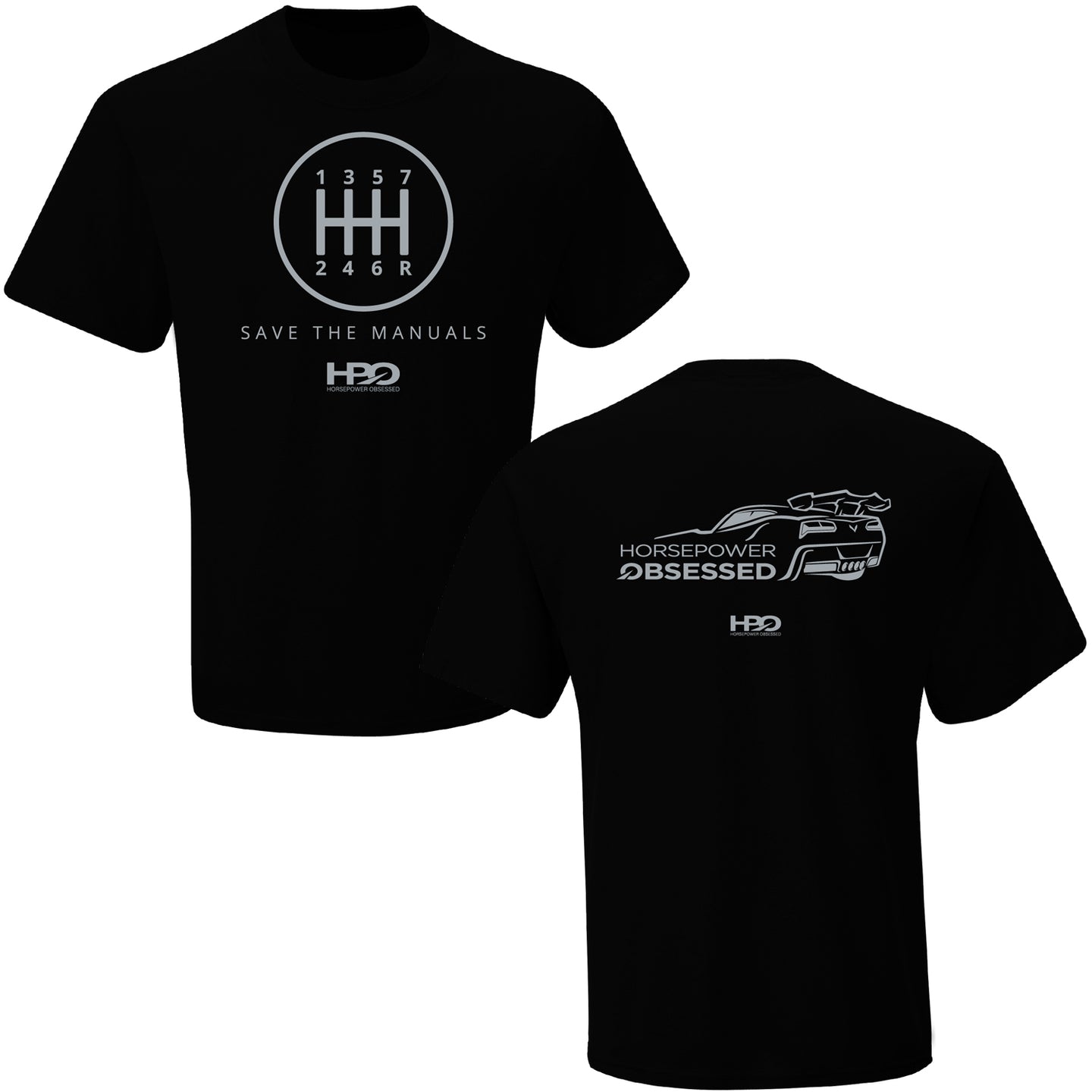 Save The Manuals HorsePower Obsessed T-Shirt