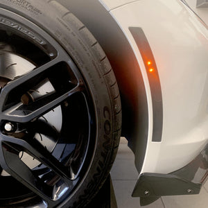 Black LED Side Marker Reflector Kit For C7 Corvette