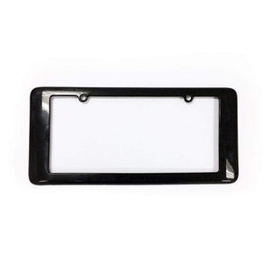 Corvette License Plate Frame in Carbon Flash Black
