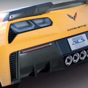 Rear Bumper Diffuser Fins For C7 Corvette