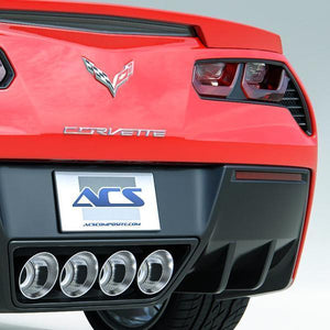 Rear Bumper Diffuser Fins For C7 Corvette