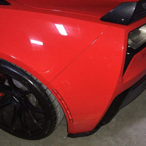 Rear Fascia Extensions For the C7 Corvette ZR1, Z06, And Grand Sport